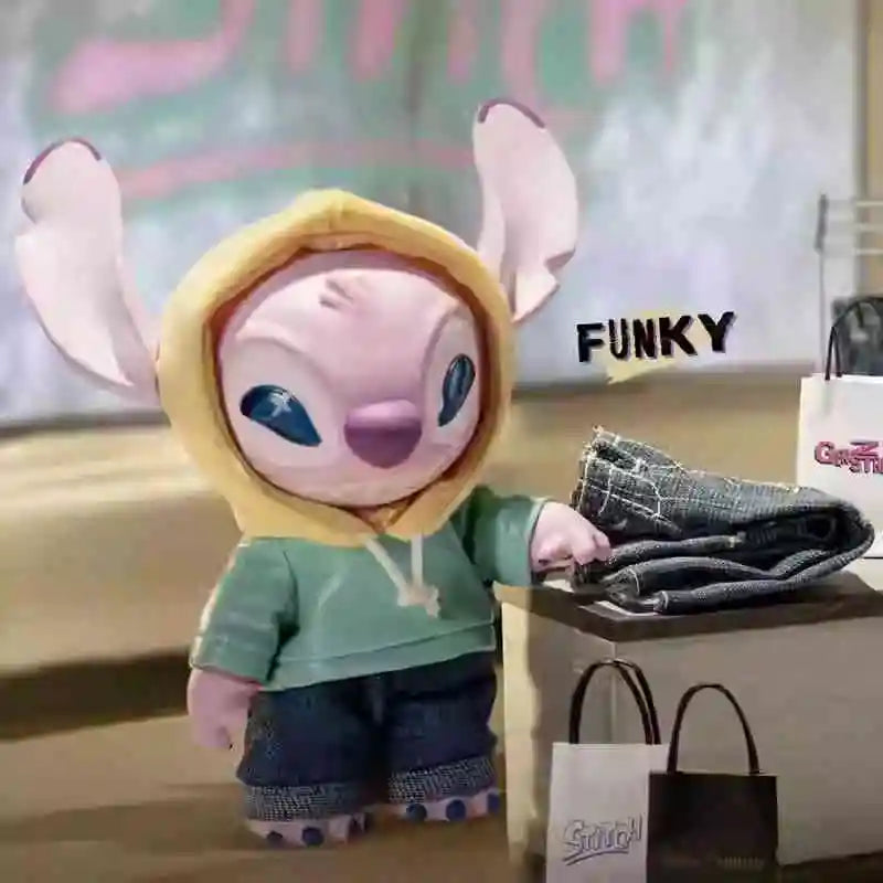 Figura original de Stitch Gen Z Street Series, caja ciega, lindo muñeco de vinilo de Stitch, caja misteriosa, bolsa sorpresa de peluche, juguetes colgantes, regalo