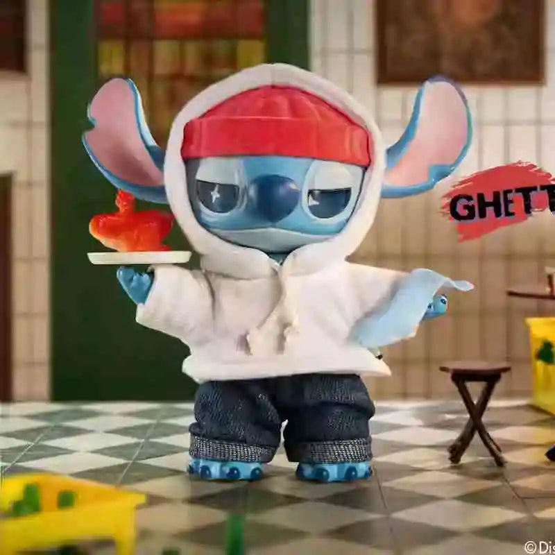 Figura original de Stitch Gen Z Street Series, caja ciega, lindo muñeco de vinilo de Stitch, caja misteriosa, bolsa sorpresa de peluche, juguetes colgantes, regalo