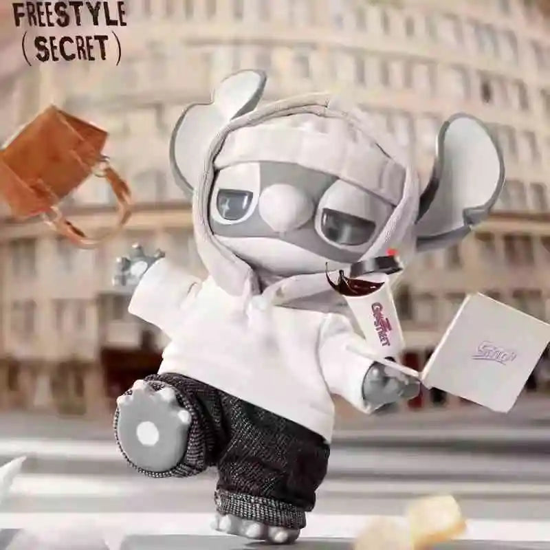 Figura original de Stitch Gen Z Street Series, caja ciega, lindo muñeco de vinilo de Stitch, caja misteriosa, bolsa sorpresa de peluche, juguetes colgantes, regalo